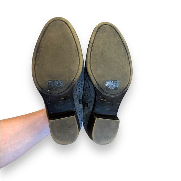 Lucky brand Dark grey charcoal zip up basil booties size 6m women’s teens - Picture 7 of 10